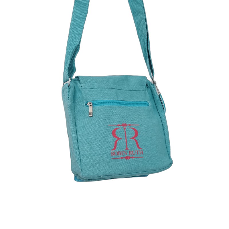 Sac Bandoulière "City of Paris" - bleu - arrière