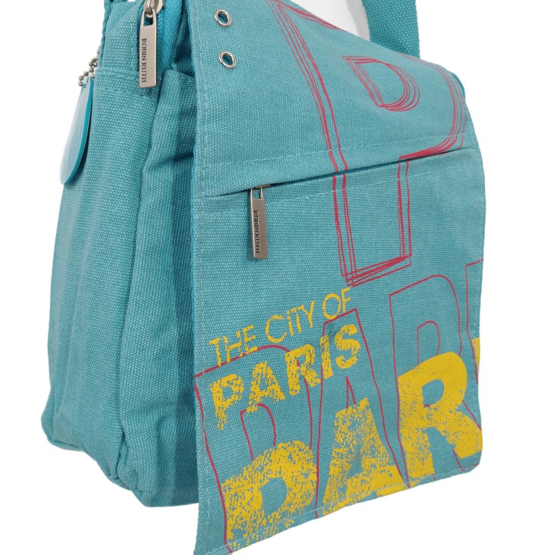 "City of Paris" shoulder bag - blue - zoom