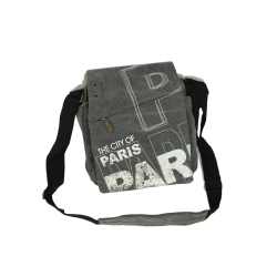 "City of Paris" shoulder bag - gray