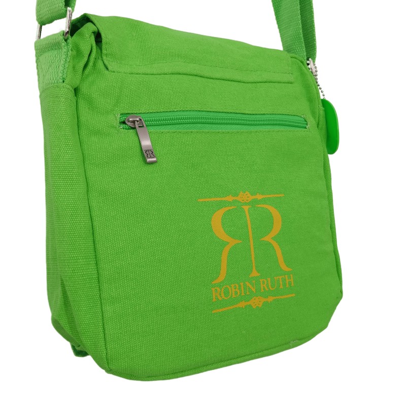 Sac Bandoulière "City of Paris" - vert - arrière