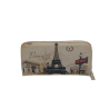 Illustrated Paris Wallet - Eiffel Tower Subway