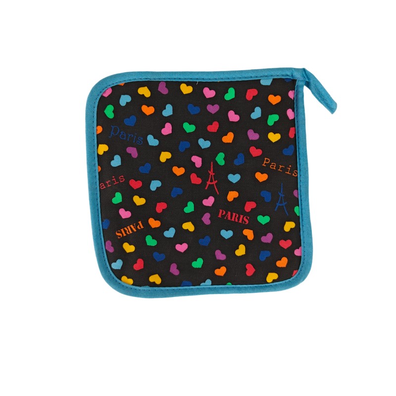 Heart oven mitt and potholder - potholder