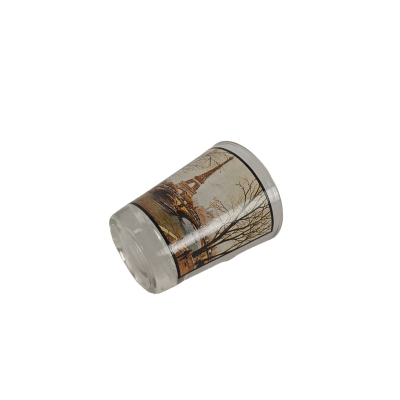 Eiffel Tower photo shot glass - coated