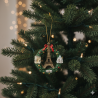Resin Paris Christmas Wreath with Eiffel Tower