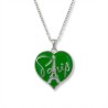 Collier Cœur Paris - vert