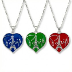 Heart necklace Paris