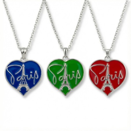 Heart necklace Paris