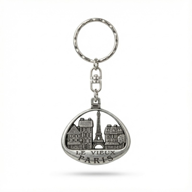 "Old Paris" key ring