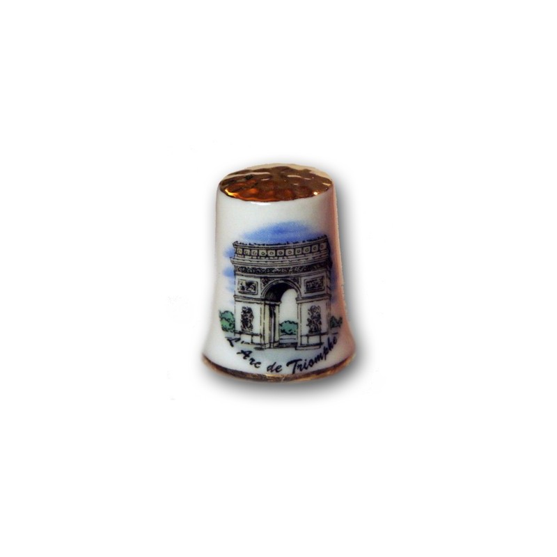 Arc de Triomphe thimble golden head