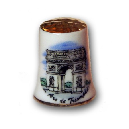 Arc de Triomphe thimble golden head