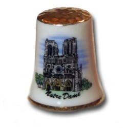 Notre-Dame de Paris thimble golden head