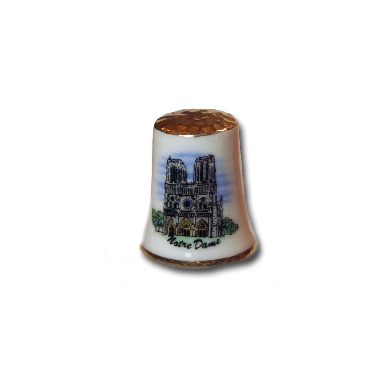 Notre-Dame de Paris thimble golden head