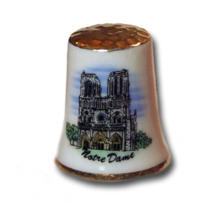 Notre-Dame de Paris thimble golden head