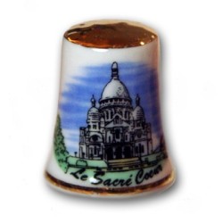 Sacré Cœur thimble golden head