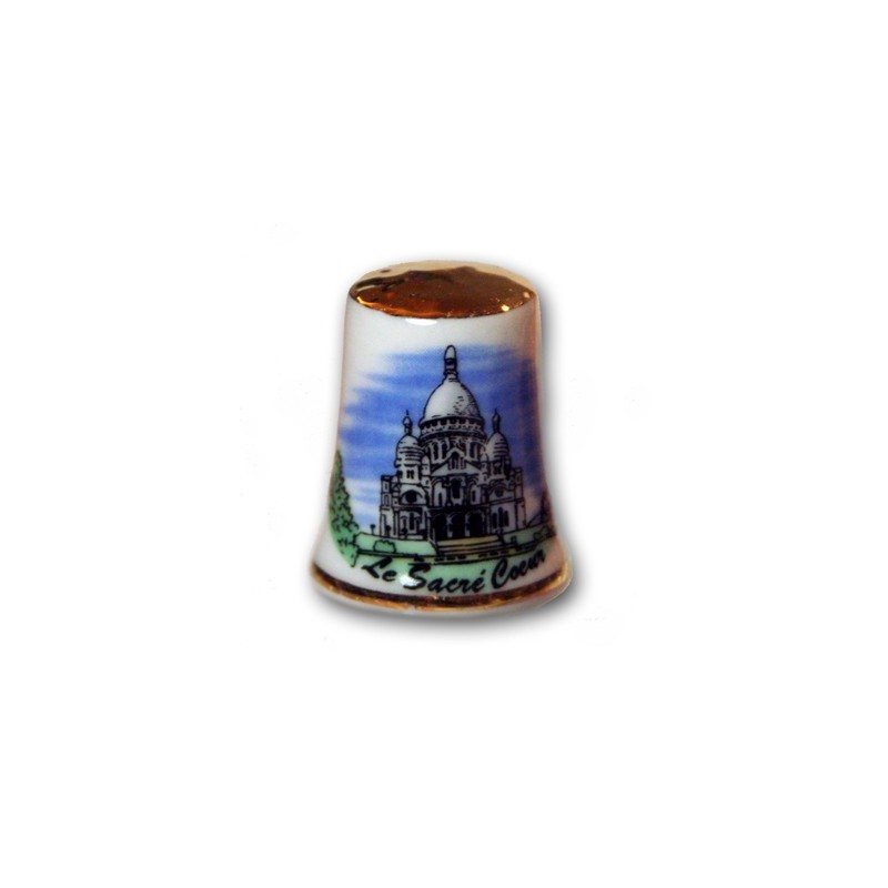 Sacré Cœur thimble golden head