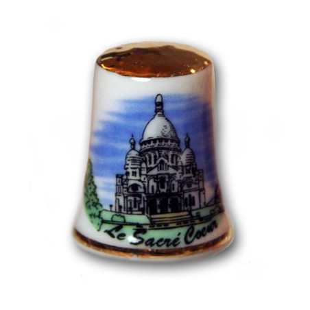 Sacré Cœur thimble golden head