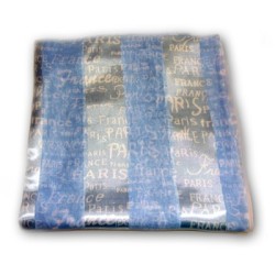 Paris muslin scarf - blue