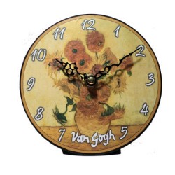 "Sunflowers" Clock