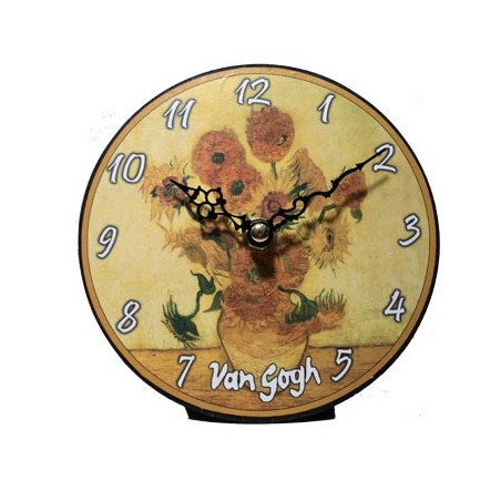 "Sunflowers" Clock
