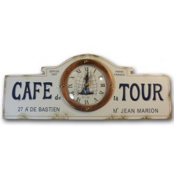 "Café de la Tour" Clock