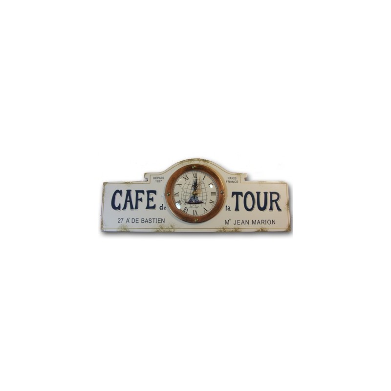 Horloge "Café de la Tour"