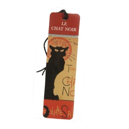 Marque page Le chat noir