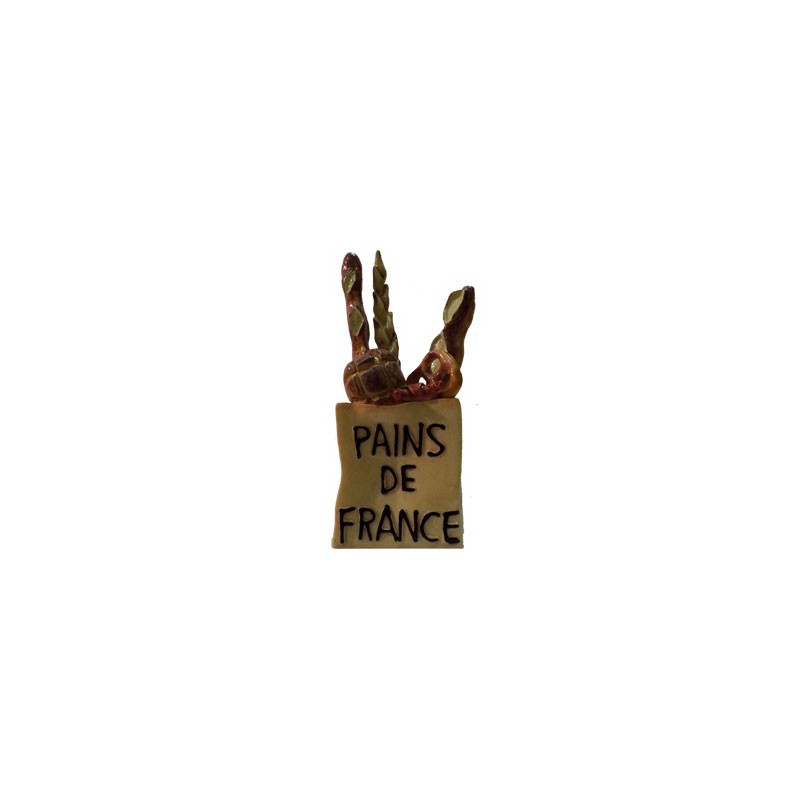 "Breads of France" Baguette Magnet