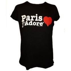 T-shirt Paris J'Adore côté cœur