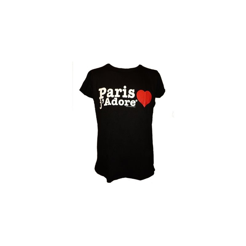 T-shirt Paris J'Adore côté cœur