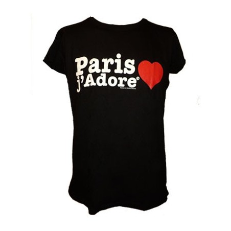 T-shirt Paris J'Adore côté cœur