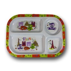 Baby meal tray "3 little bears"