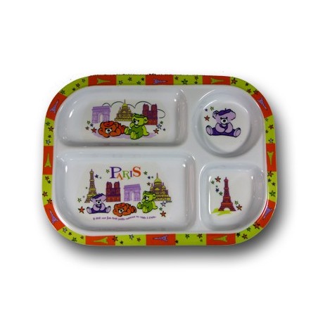 Baby meal tray "3 little bears"