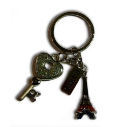 Heart-Key key ring