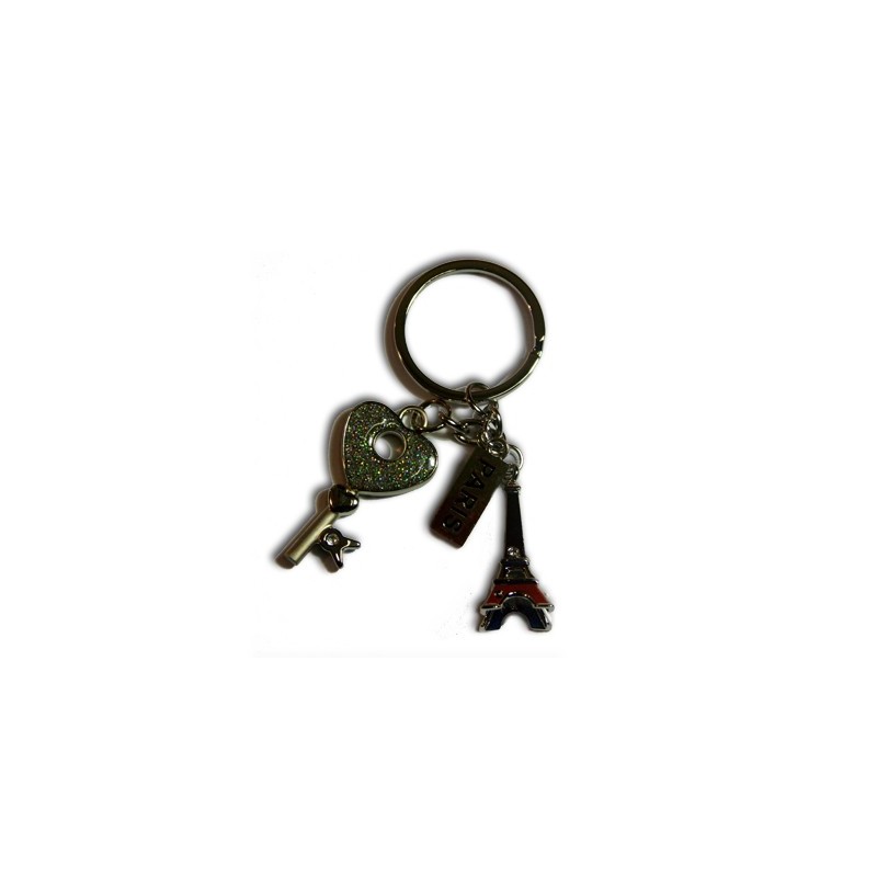 Heart-Key key ring