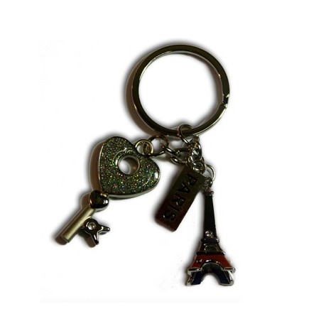 Heart-Key key ring