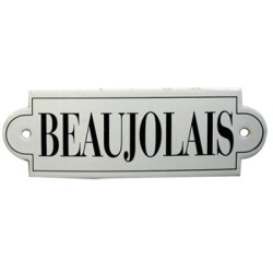 "Beaujolais" enameled plaque