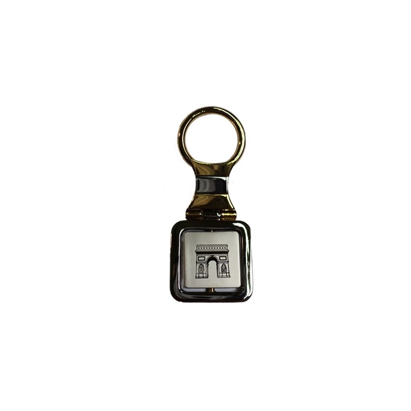 Arc de Triomphe Square key ring