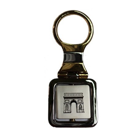 Arc de Triomphe Square key ring