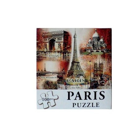 100-piece Puzzle - Paris Souvenir | Souvenirs&Co