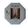 88-piece Eiffel Tower puzzle in octagonal metal box