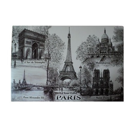 Placemat Monuments of Paris